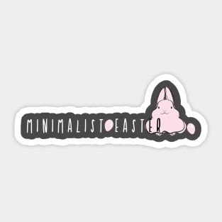 Minimalist Easter Sticker